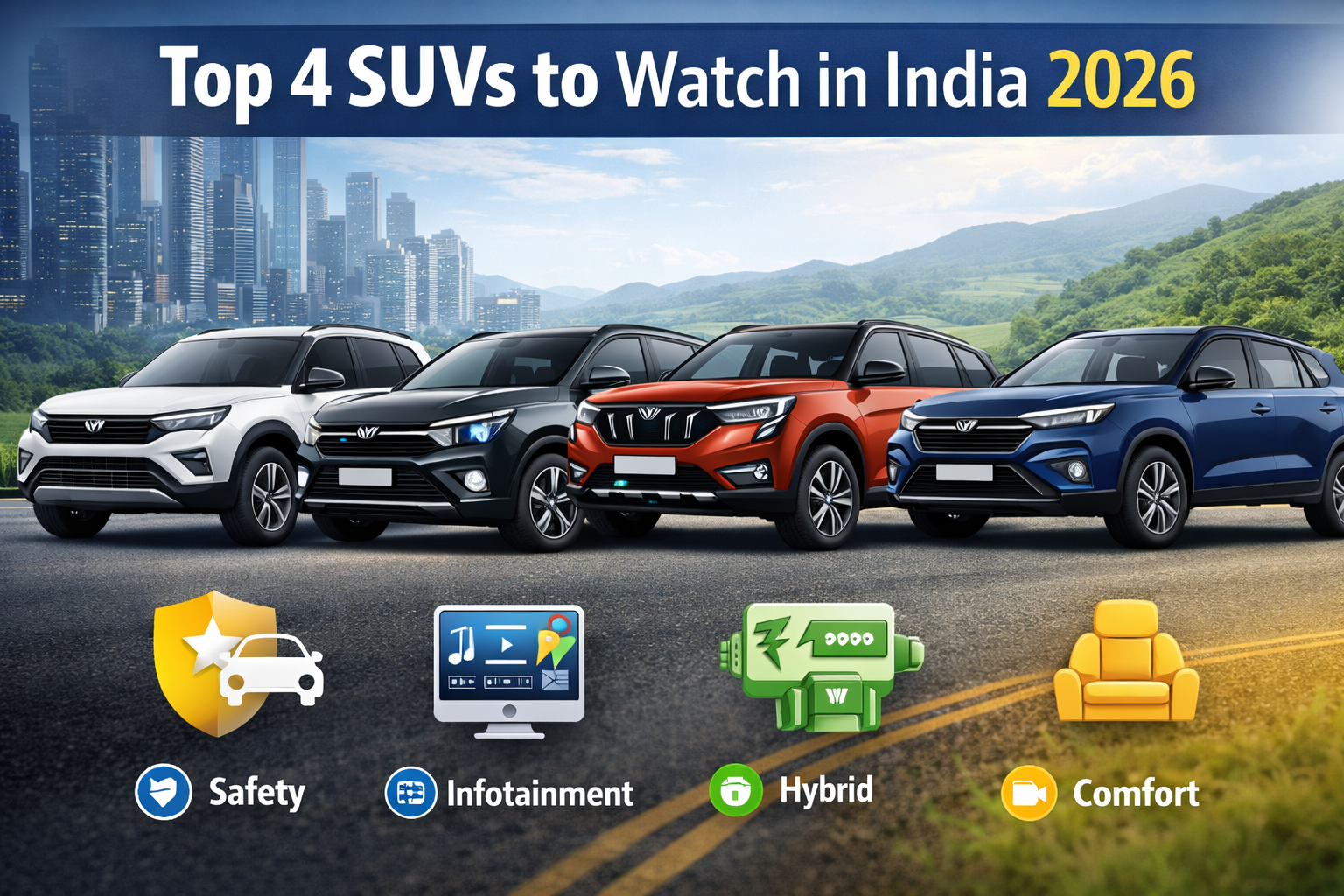 Upcoming SUVs in India 2026: Launch Dates, Expected Prices & Features