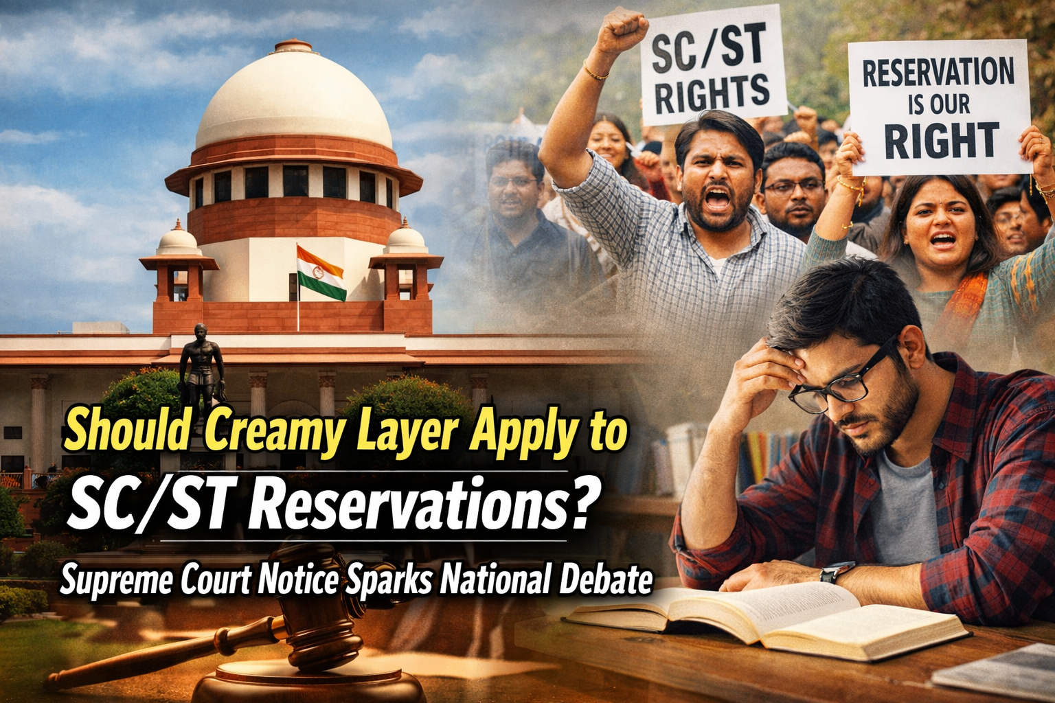 Supreme Court Notice on Creamy Layer in SC/ST Quotas Sparks Nationwide Reservation Debate